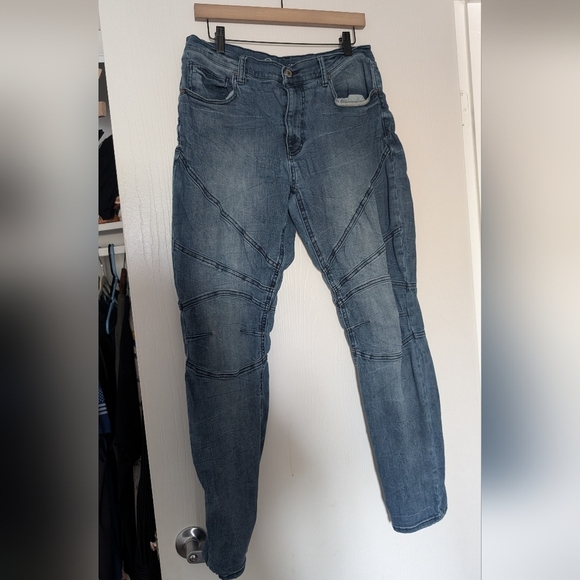 Arizona Jeans Skinny Moto Jeans 34x32 - Picture 1 of 8